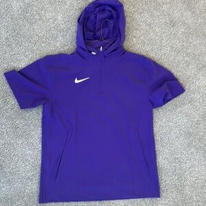Nike Purple Hoodie with White Logo